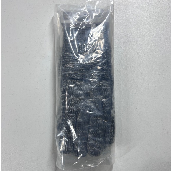 Isotoner Women's 1SZ SmartDri EcoComfort Heather Grey Ivory Gloves NEW - Picture 7 of 7